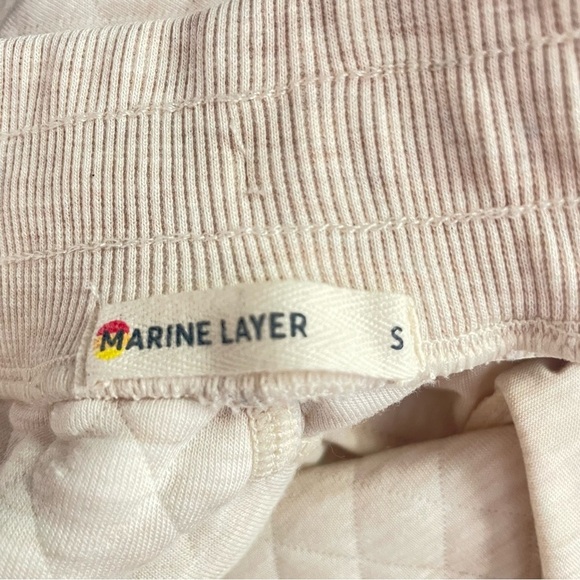 Marine Layer Women's Corbet Quilted Jogger Cream Size S 26559 - Picture 7 of 13